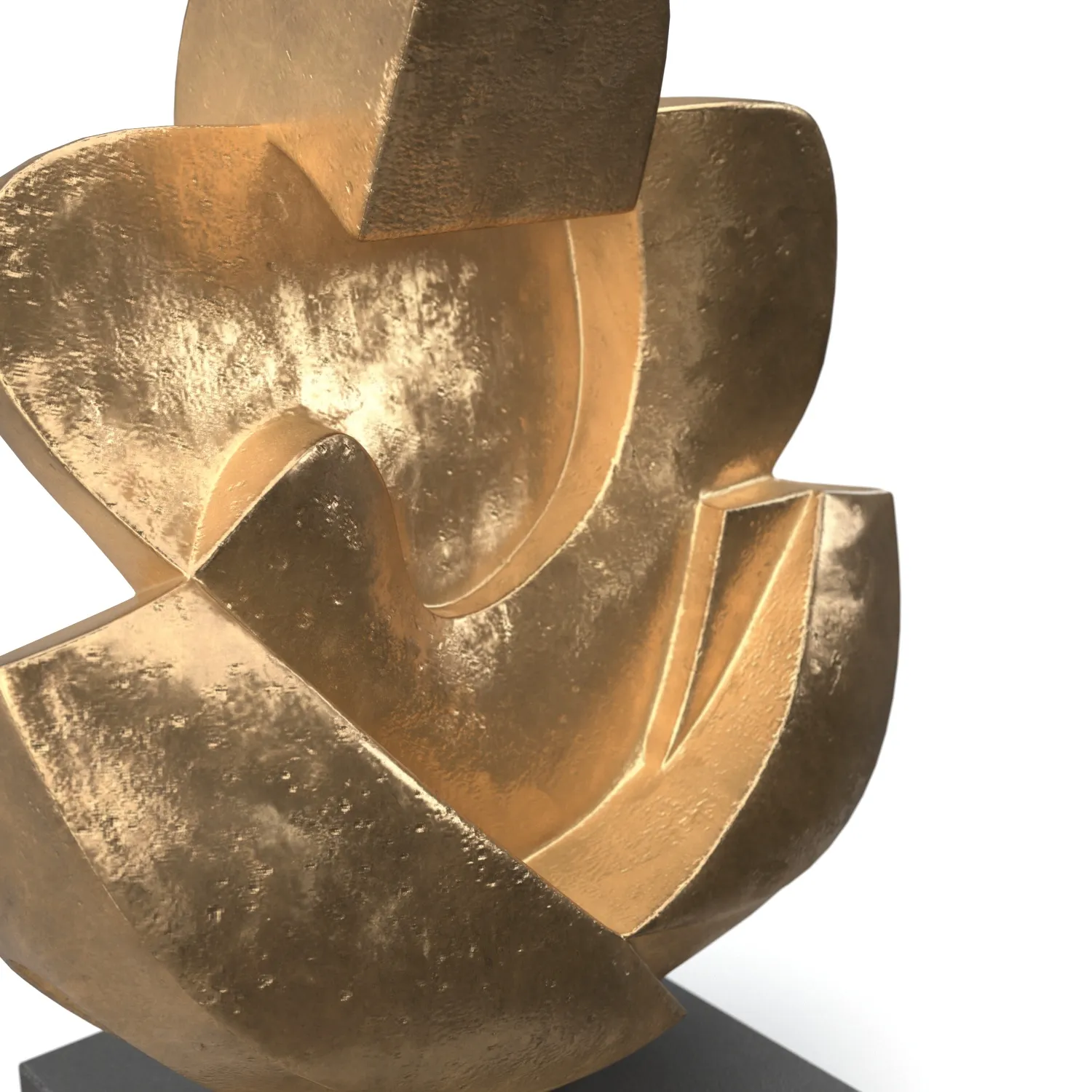 Gardeco Unconditional Love Bronze Sculpture PBR 3D Model_05